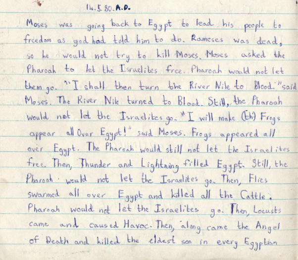 Moses and the Pharaoh