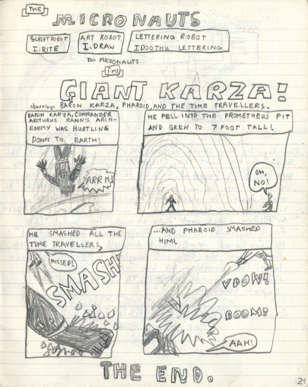 The Micronauts in: Giant Karza!