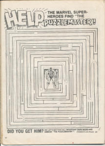 Help the Marvel Superheroes find the Puzzlemaster!
