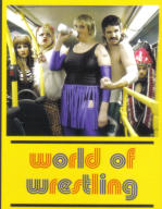 Promotional Top Trumps card for World of Wrestling, 2007: Susan Earl, Waen Shepherd, Miranda Hart, Dan Skinner, Manjinder Virk